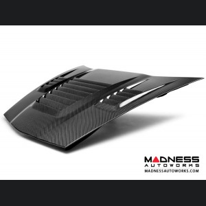 Chevrolet Corvette Carbon Fiber Hood - Anderson Composites - C6 - Le Mans Style